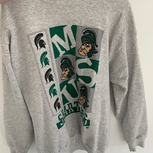 Michigan State Vintage Crew Neck